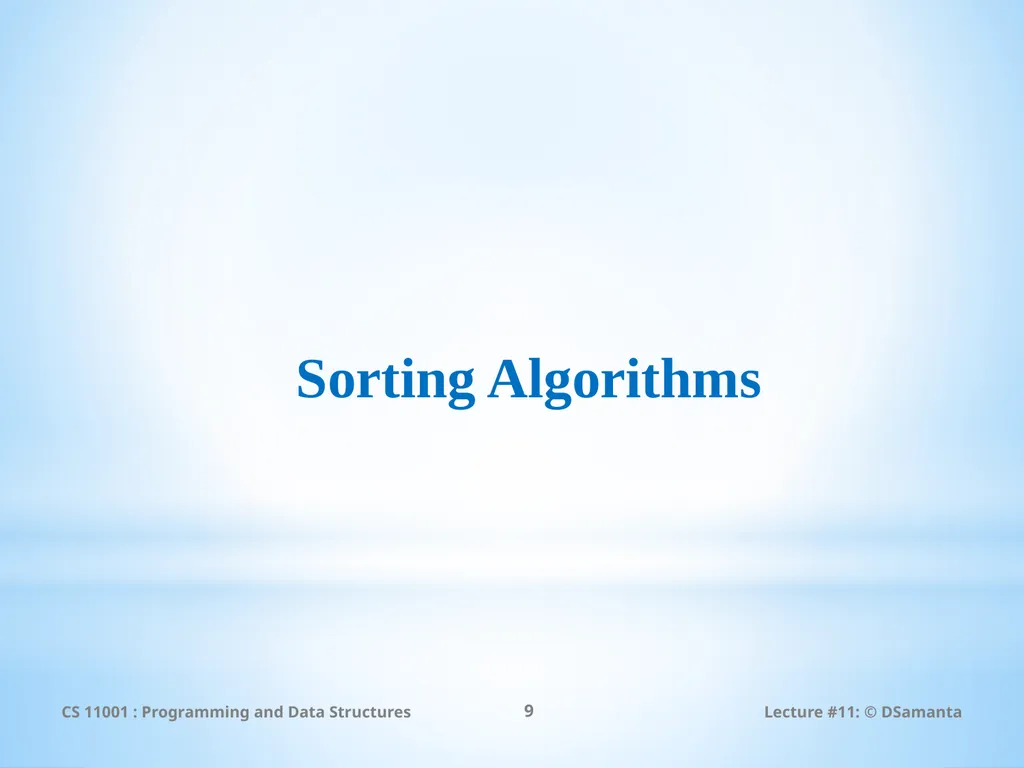Debasis Samanta Computer Science & Engineering - slide 9 of 75