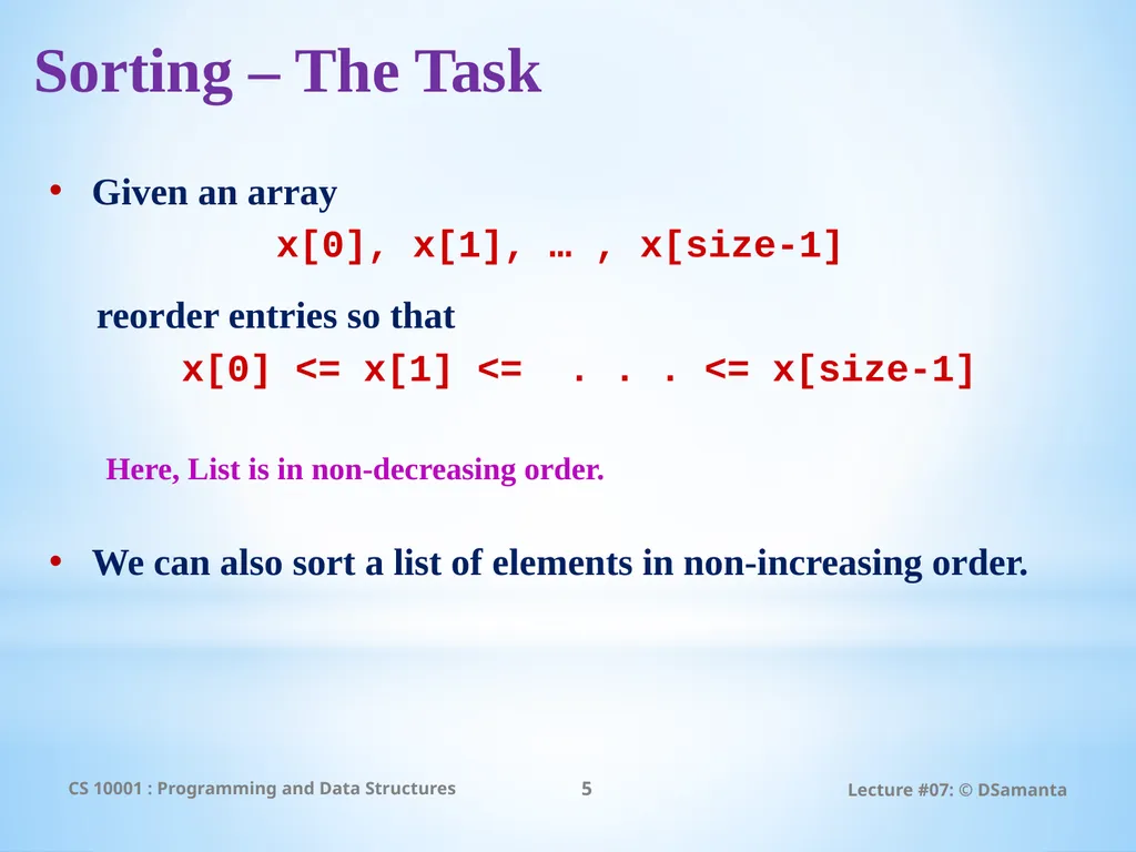 Debasis Samanta Computer Science & Engineering - slide 5 of 75