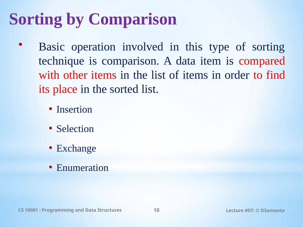 Debasis Samanta Computer Science & Engineering - slide 10 of 75
