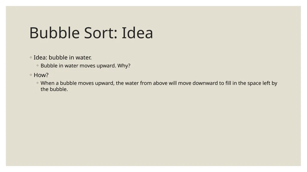 Sorting algorithms King Saud University College of - slide 6 of 15