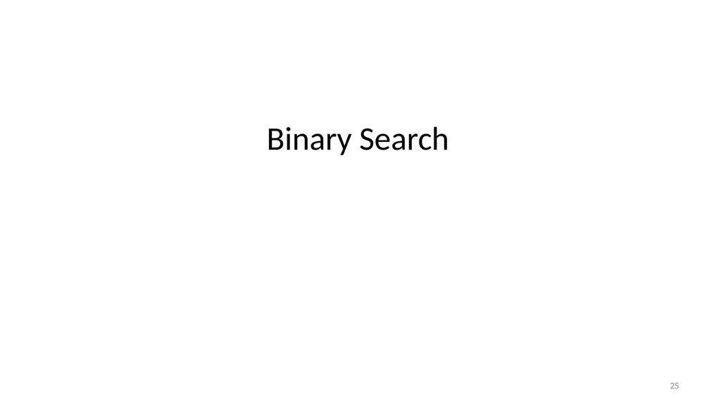 Sorting Algorithms Properties Insertion Sort - slide 25 of 34