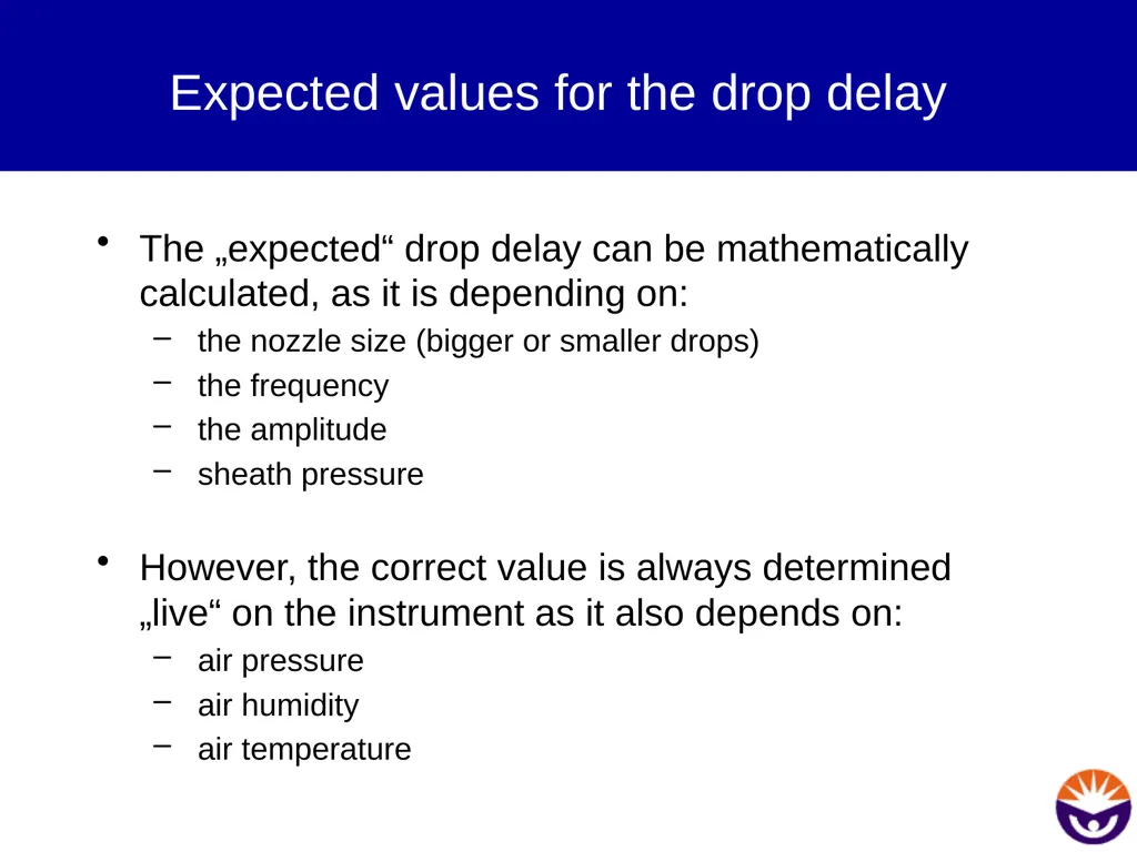 Setting up for sorting Prepare the instrument Sort - slide 17 of 34