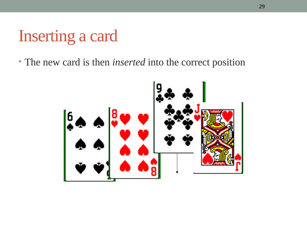 algorithms (SORTING) CITS1001 Listen to the sound - slide 29 of 67