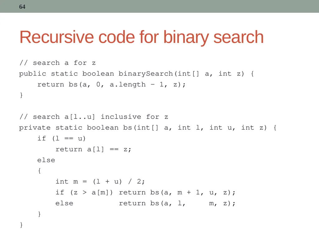 algorithms (SORTING) CITS1001 Listen to the sound - slide 64 of 67