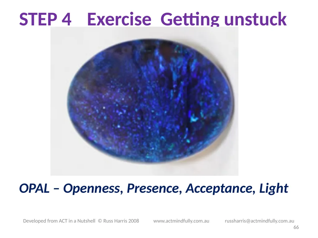 Workshop June 22, 2014 The ACT of Self - slide 66 of 90