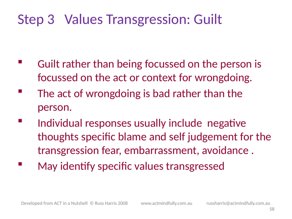 Workshop June 22, 2014 The ACT of Self - slide 58 of 90