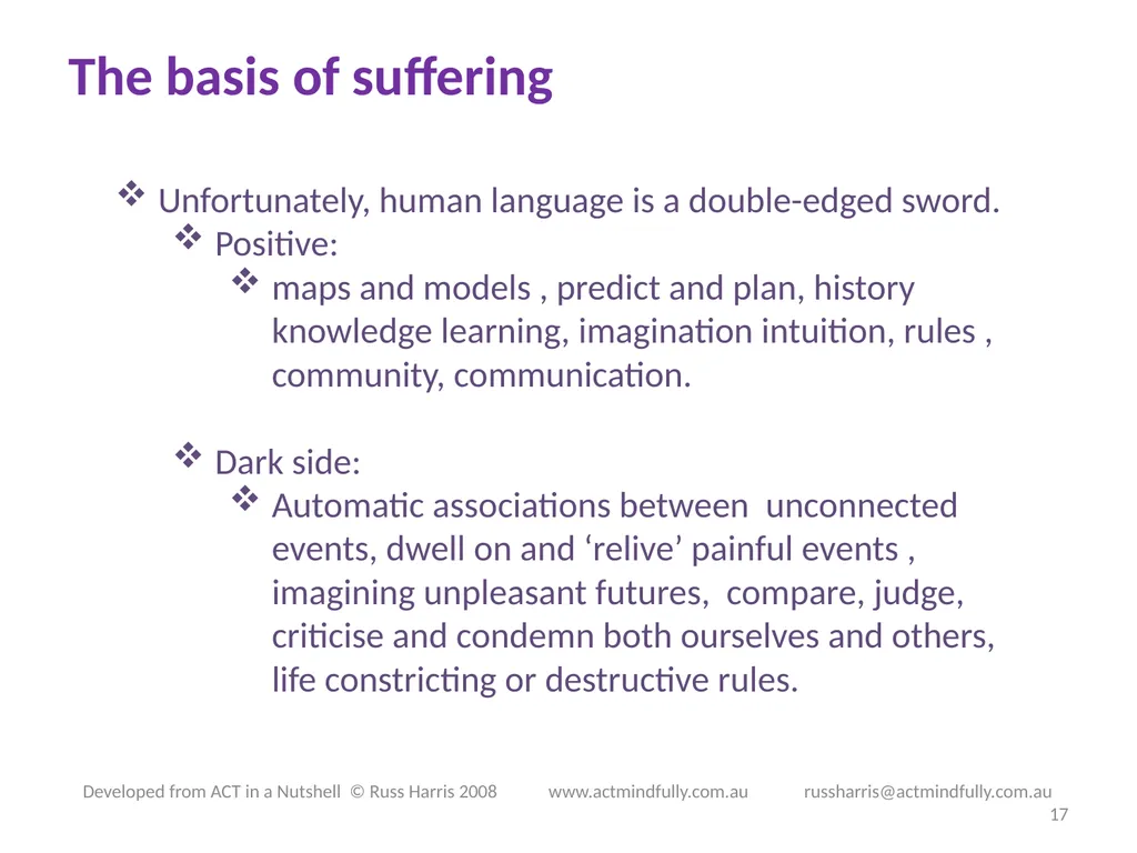 Workshop June 22, 2014 The ACT of Self - slide 17 of 90