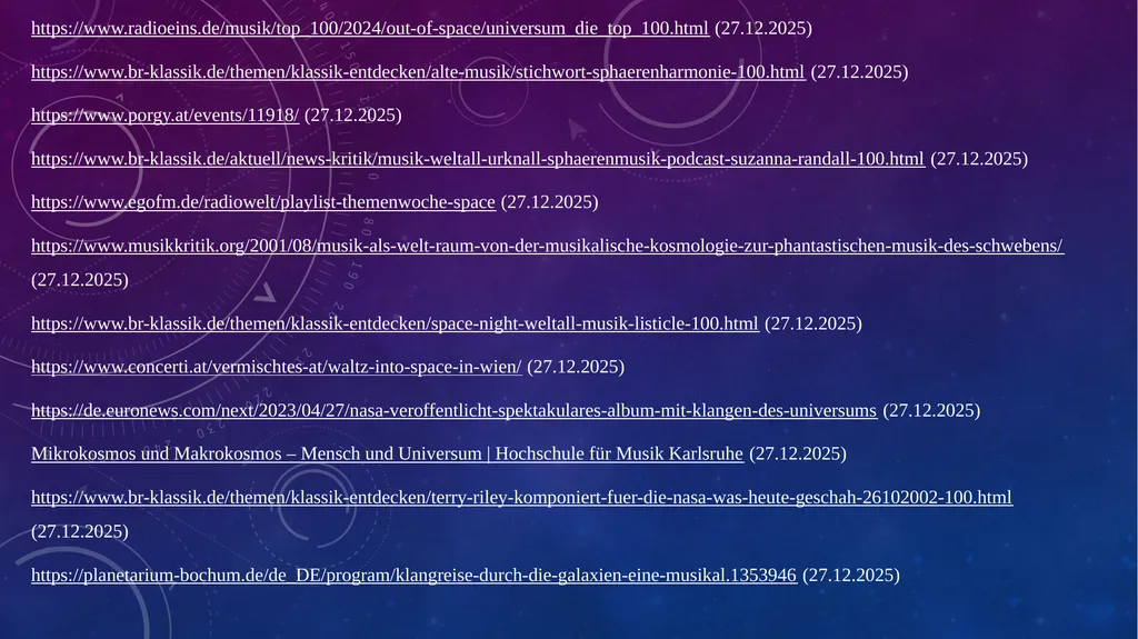Susanne KogLer, GRAZ Sounds of the Universe On - slide 3 of 11