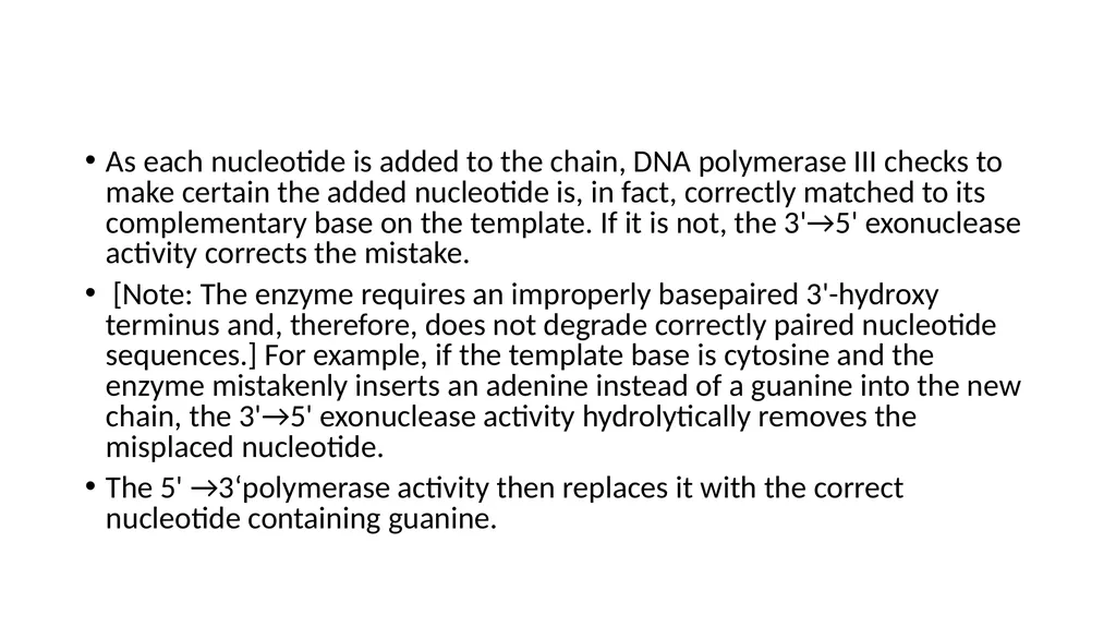 DNA Structure, Replication, and Repair in - slide 45 of 54