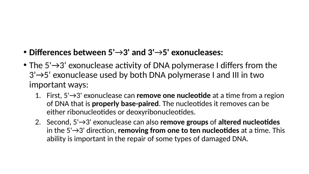 DNA Structure, Replication, and Repair in - slide 51 of 54