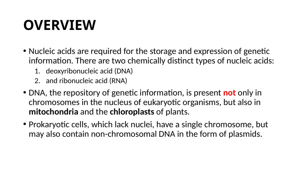 DNA Structure, Replication, and Repair in - slide 3 of 54