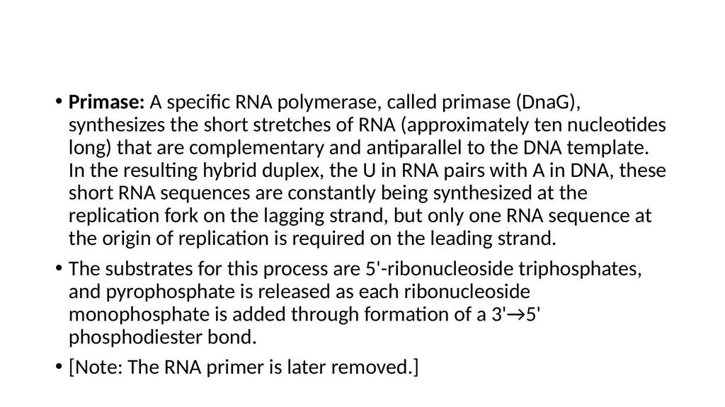 DNA Structure, Replication, and Repair in - slide 39 of 54