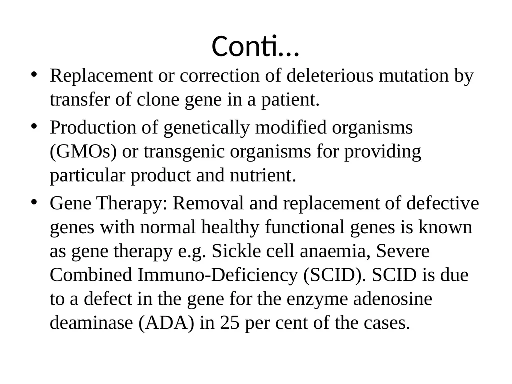 RECOMBINANT DNA Introduction Definition Steps - slide 25 of 26
