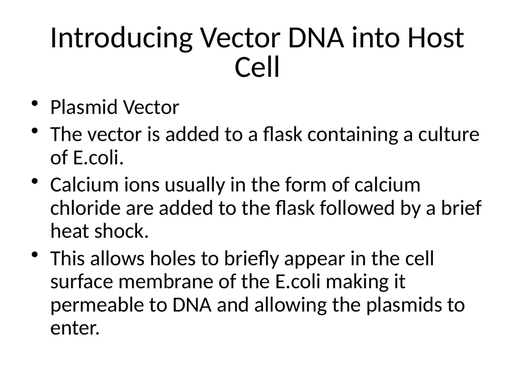 RECOMBINANT DNA Introduction Definition Steps - slide 15 of 26
