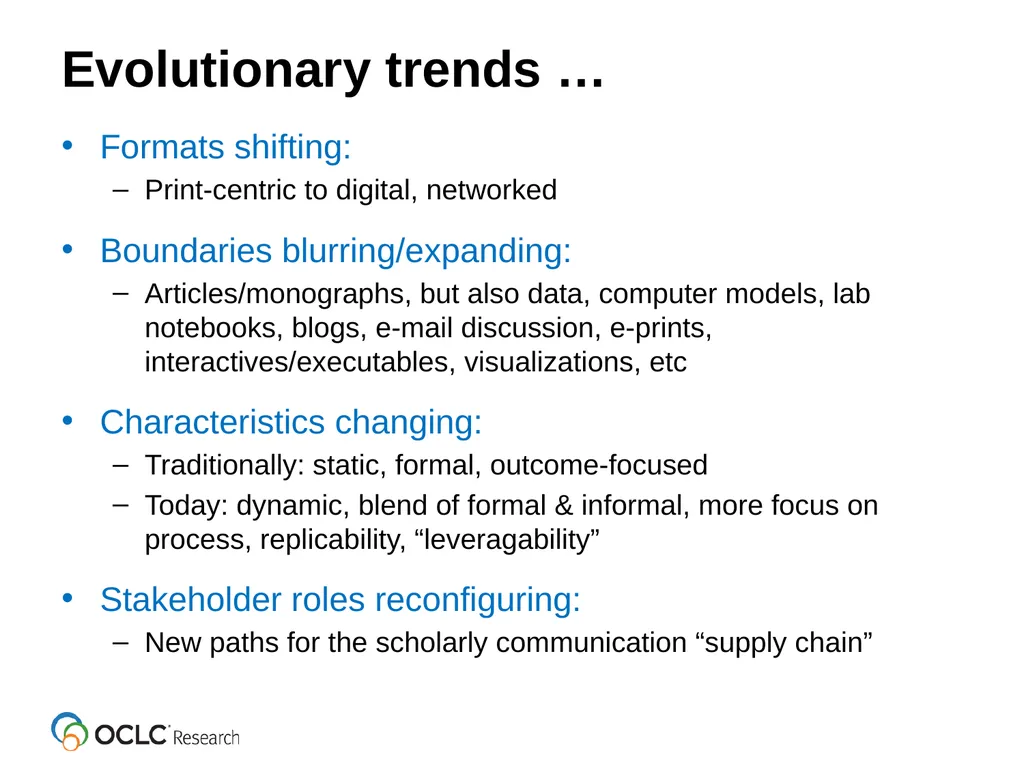 Framing the landscape Brian Lavoie Research - slide 4 of 11