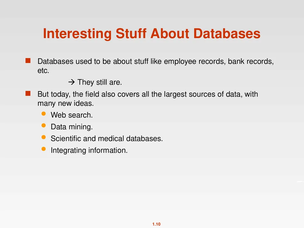 CMPT 354 Database Systems I Spring 2012 - slide 10 of 22