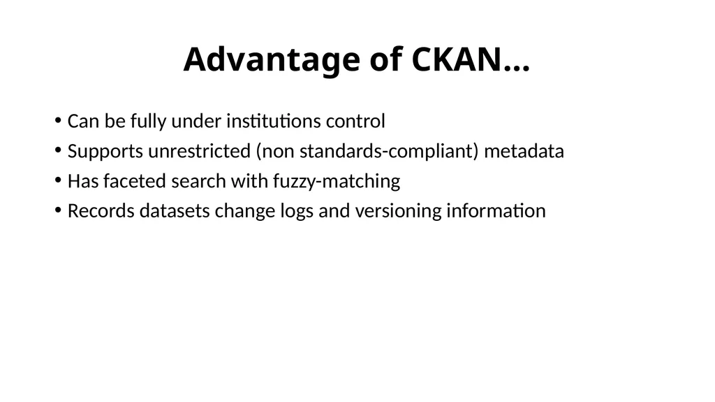Comparative study of Data Repository Software with - slide 20 of 31