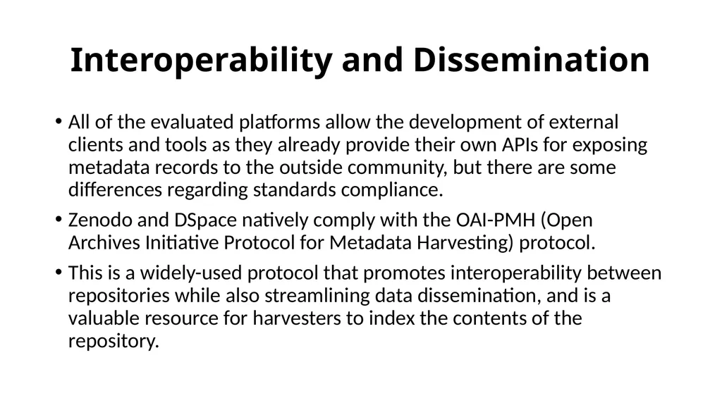 Comparative study of Data Repository Software with - slide 17 of 31