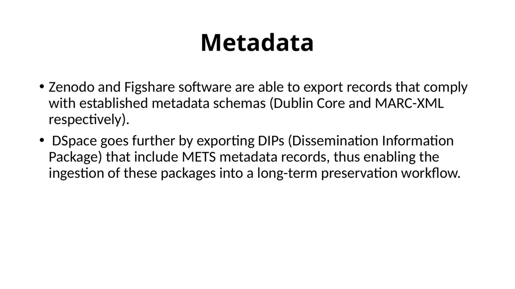 Comparative study of Data Repository Software with - slide 15 of 31