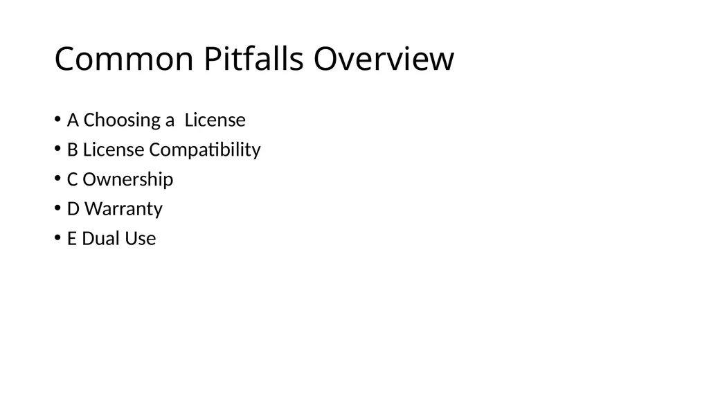 Choosing the OSS License for your original or - slide 11 of 18