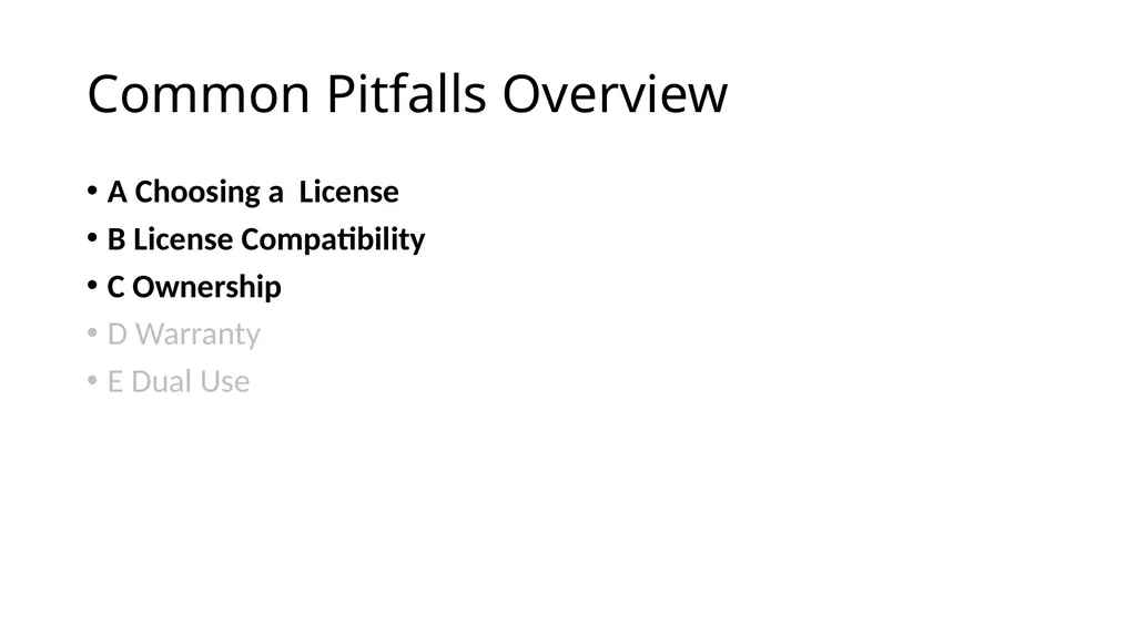 Choosing the OSS License for your original or - slide 12 of 18