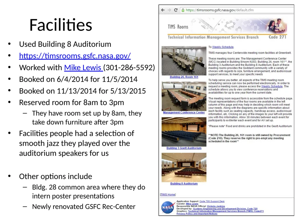 GSFC Photo Club Showcase Planning Documentation - slide 5 of 11