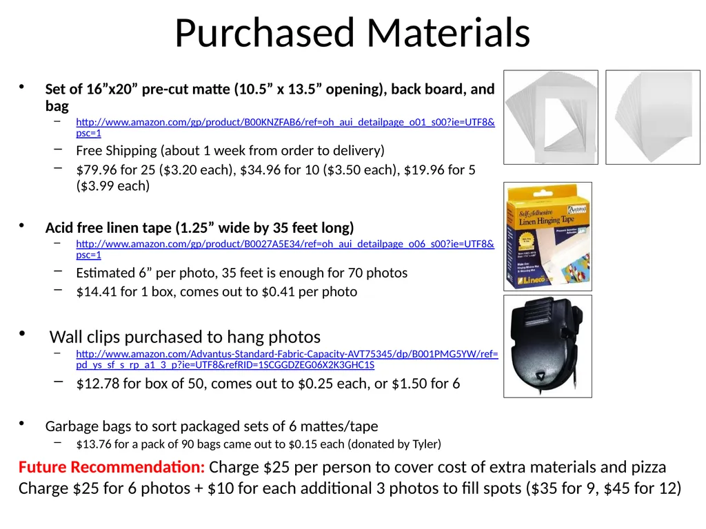 GSFC Photo Club Showcase Planning Documentation - slide 4 of 11