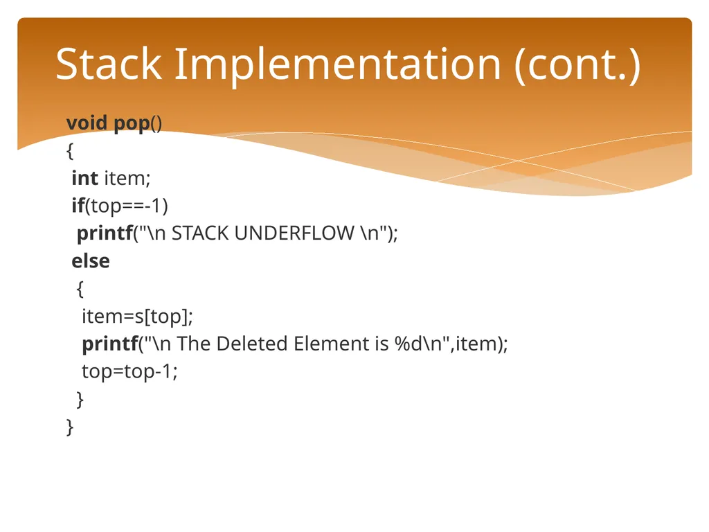 Data Structures and Algorithm (20IS6OEDSA) UNIT 2 - slide 9 of 11