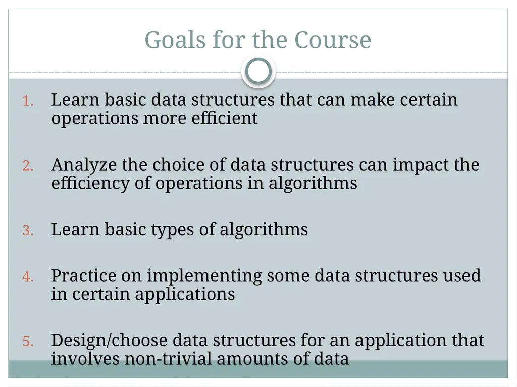 Data Structures and Algorithms Data Structures and - slide 7 of 28