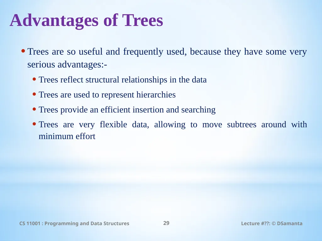 Debasis Samanta Computer Science & Engineering - slide 29 of 45