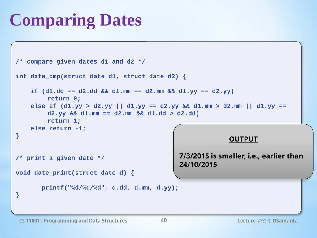 Debasis Samanta Computer Science & Engineering - slide 40 of 45