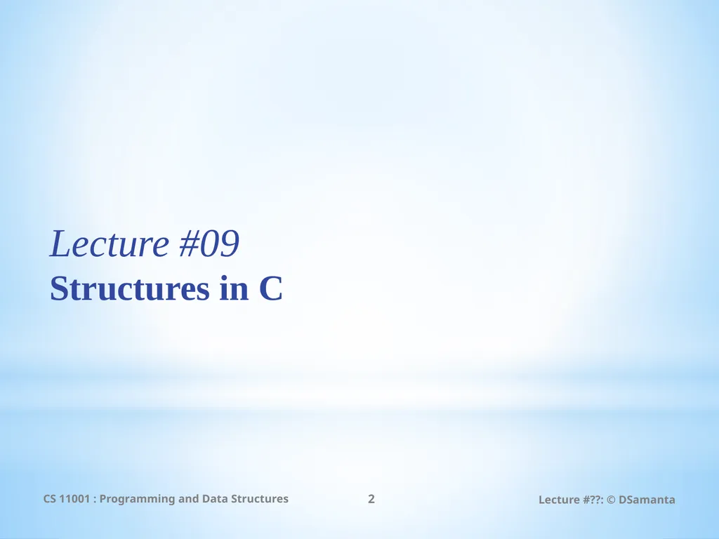 Debasis Samanta Computer Science & Engineering - slide 2 of 45