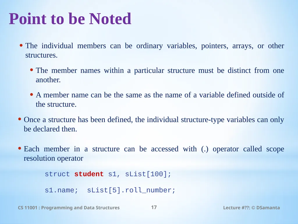 Debasis Samanta Computer Science & Engineering - slide 17 of 45