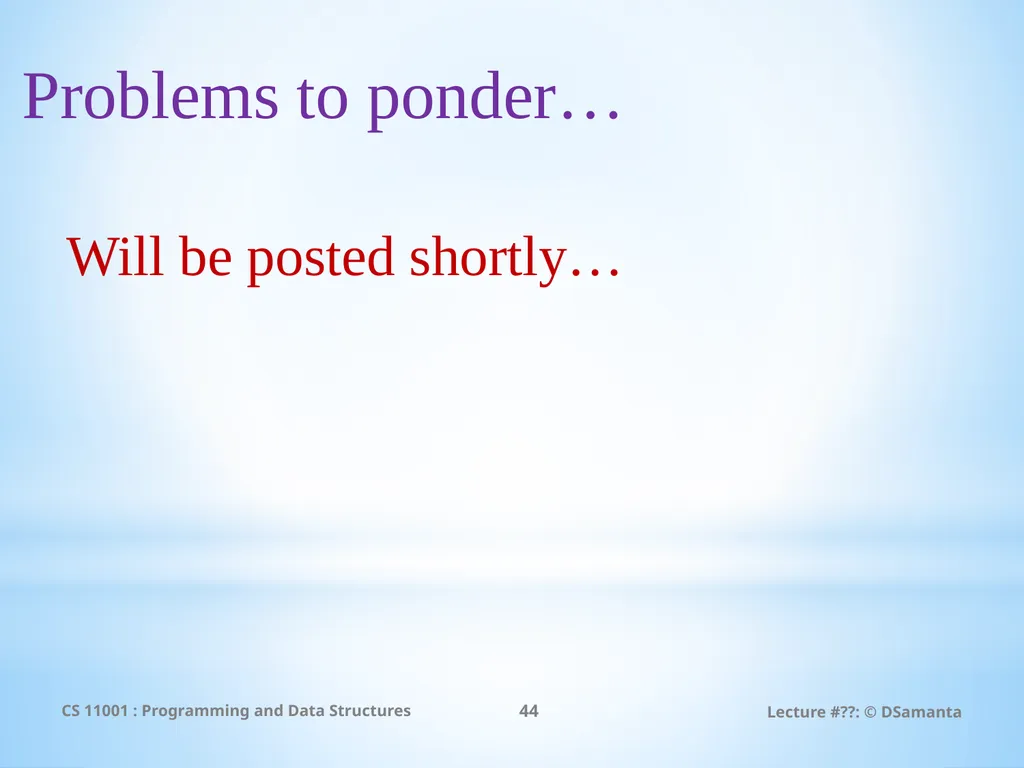 Debasis Samanta Computer Science & Engineering - slide 44 of 45