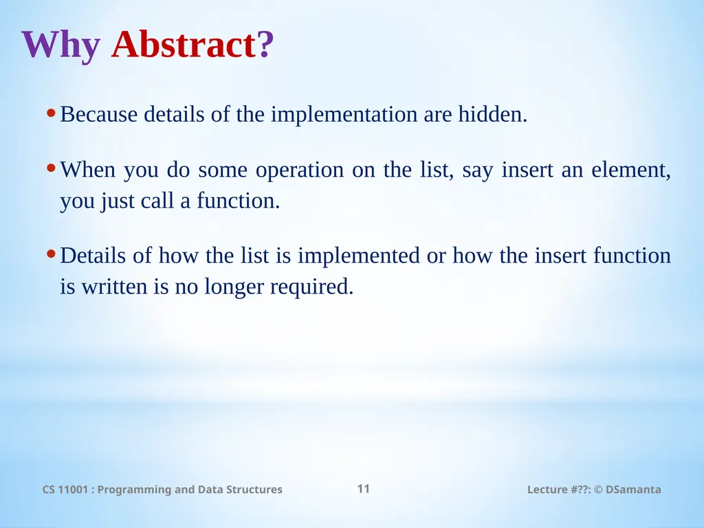 Debasis Samanta Computer Science & Engineering - slide 11 of 45