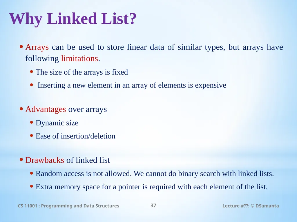 Debasis Samanta Computer Science & Engineering - slide 37 of 45