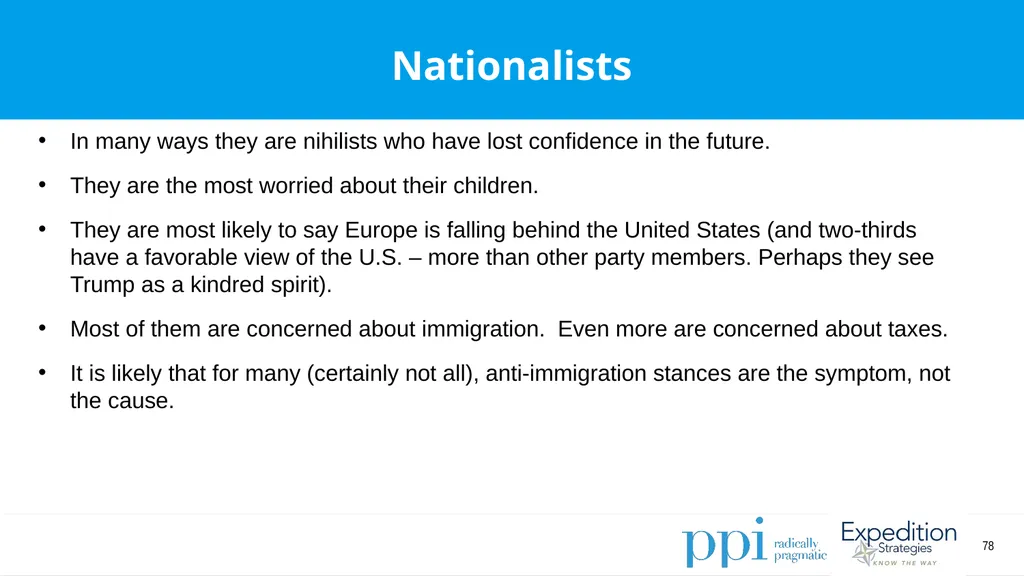 EU Survey April 2019 Methodology Conducted by - slide 78 of 89