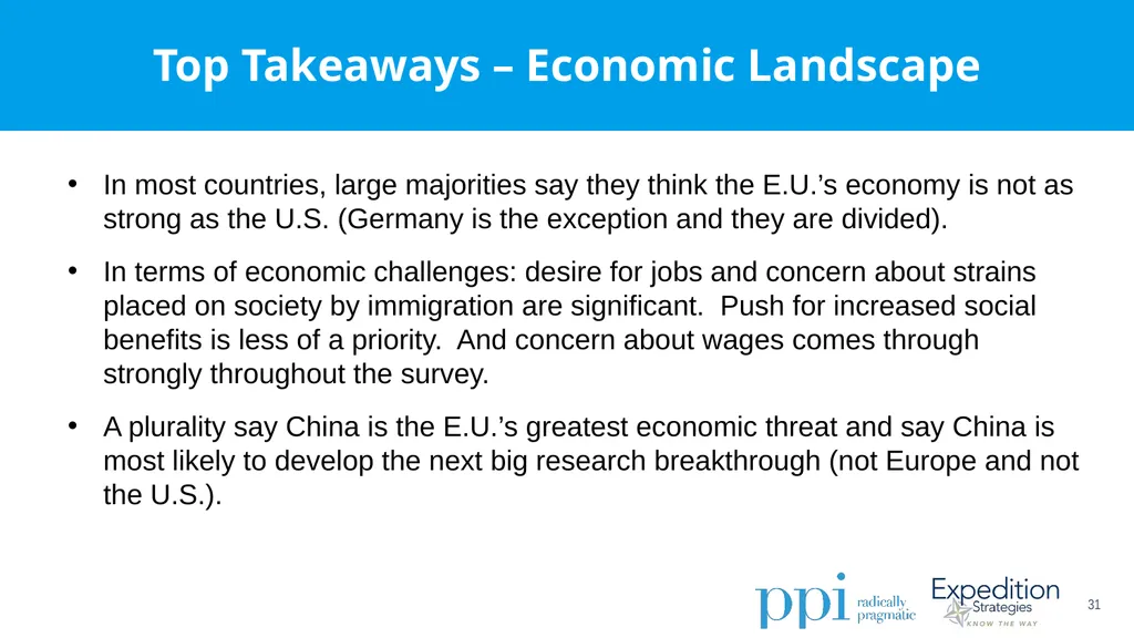 EU Survey April 2019 Methodology Conducted by - slide 31 of 89