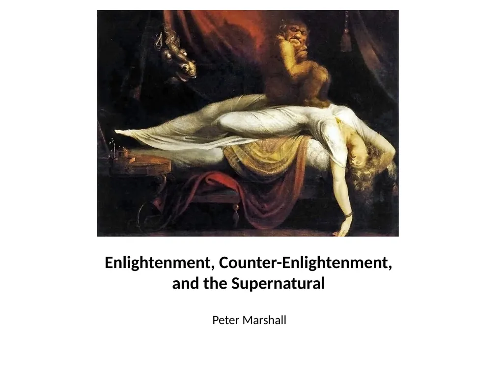 Enlightenment, Counter-Enlightenment, and the - slide 1 of 8