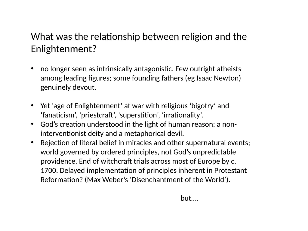 Enlightenment, Counter-Enlightenment, and the - slide 2 of 8