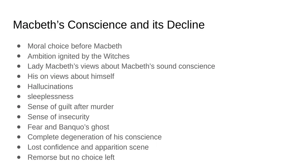 Macbeth An Evaluation-II Theme of Evil in Macbeth - slide 4 of 11
