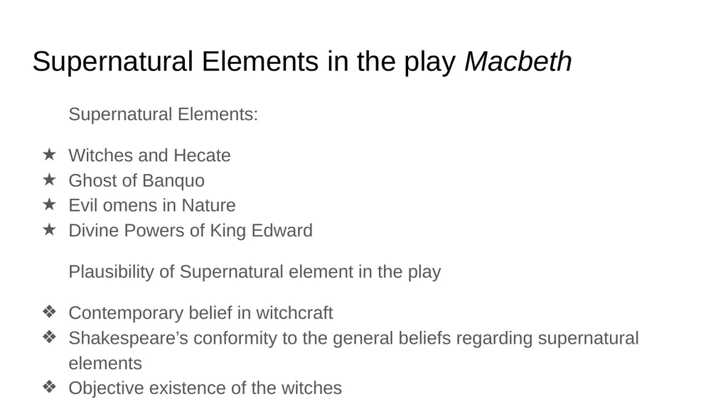 Macbeth An Evaluation-II Theme of Evil in Macbeth - slide 10 of 11