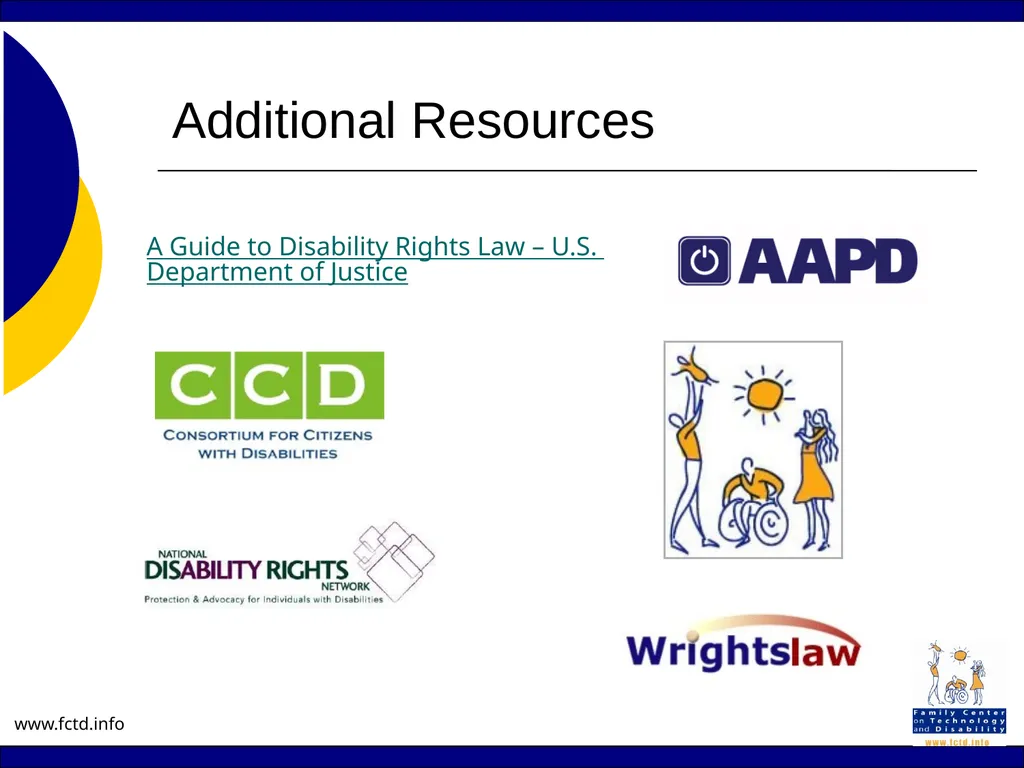 Assistive Technology Laws Re-published with - slide 16 of 18