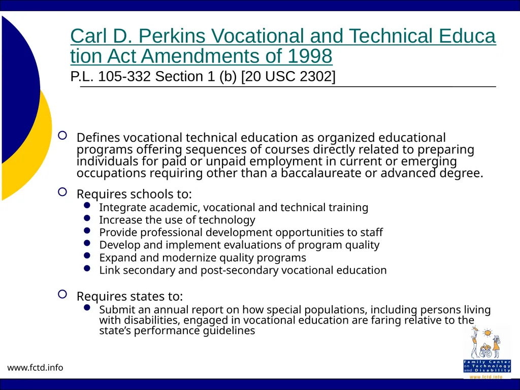 Assistive Technology Laws Re-published with - slide 9 of 18