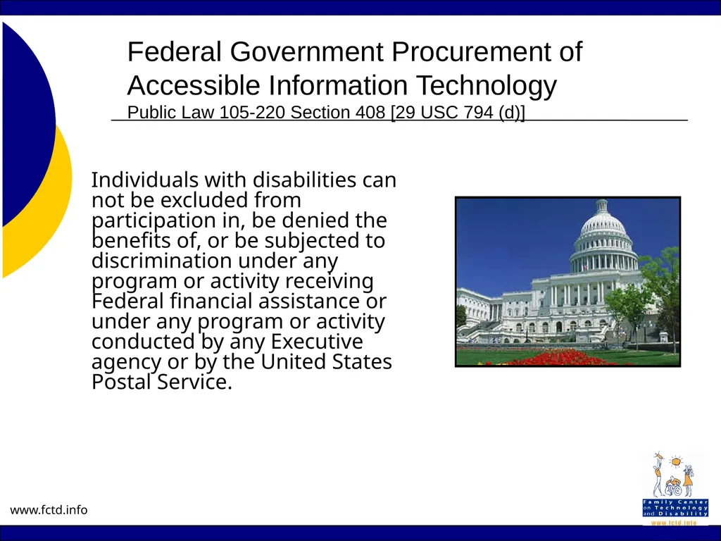 Assistive Technology Laws Re-published with - slide 14 of 18