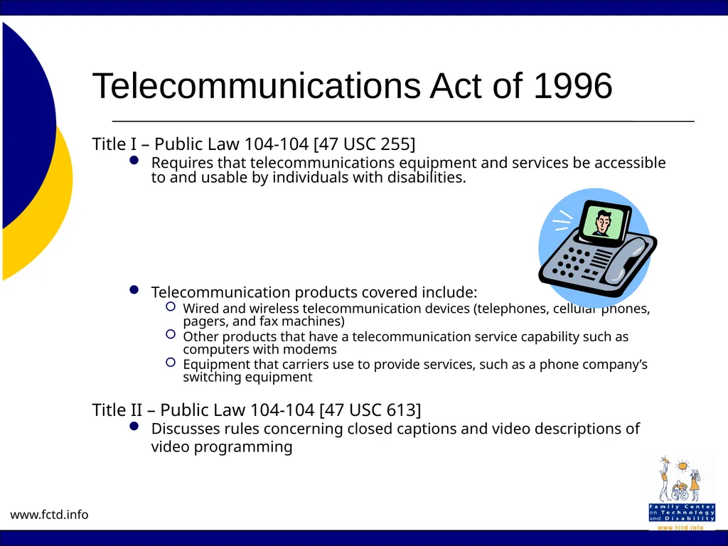 Assistive Technology Laws Re-published with - slide 13 of 18