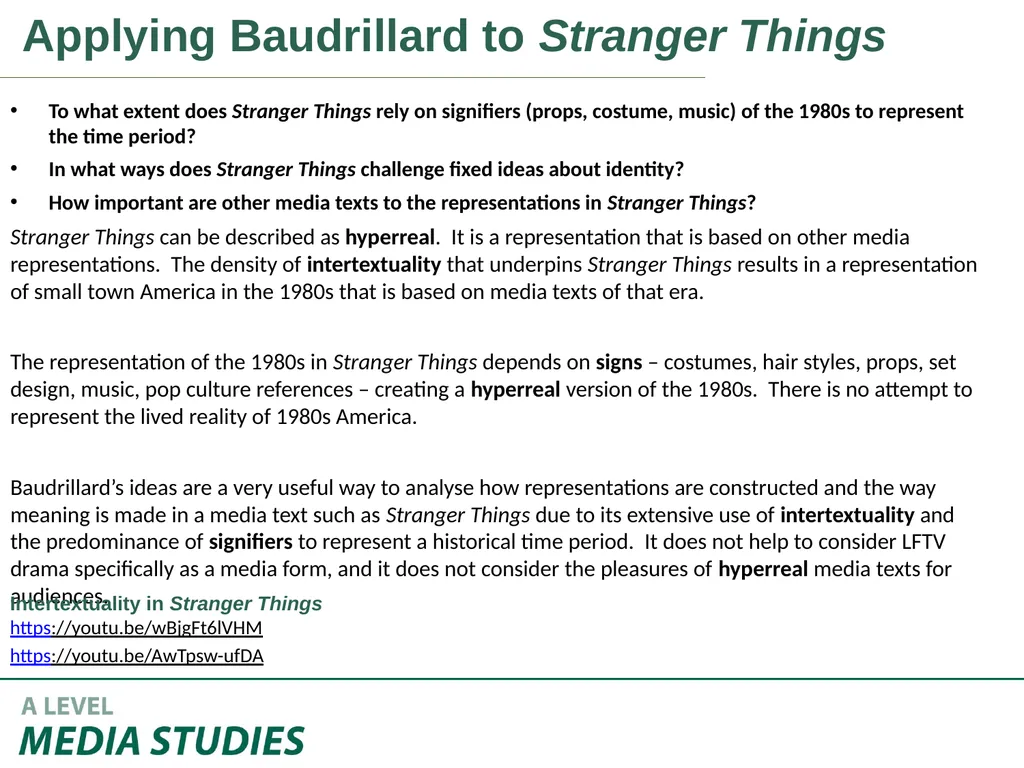 Applying Academic Ideas to Long Form Television - slide 14 of 46