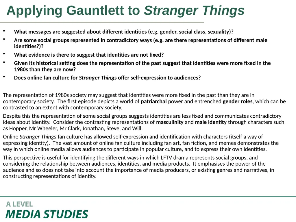 Applying Academic Ideas to Long Form Television - slide 19 of 46