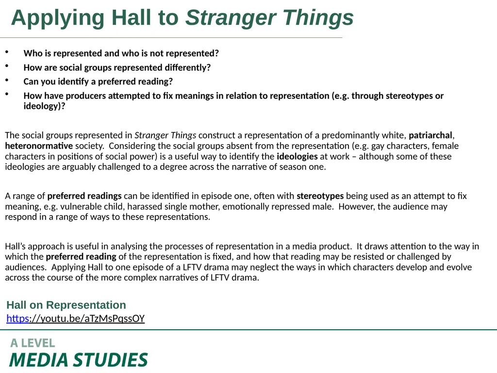 Applying Academic Ideas to Long Form Television - slide 17 of 46