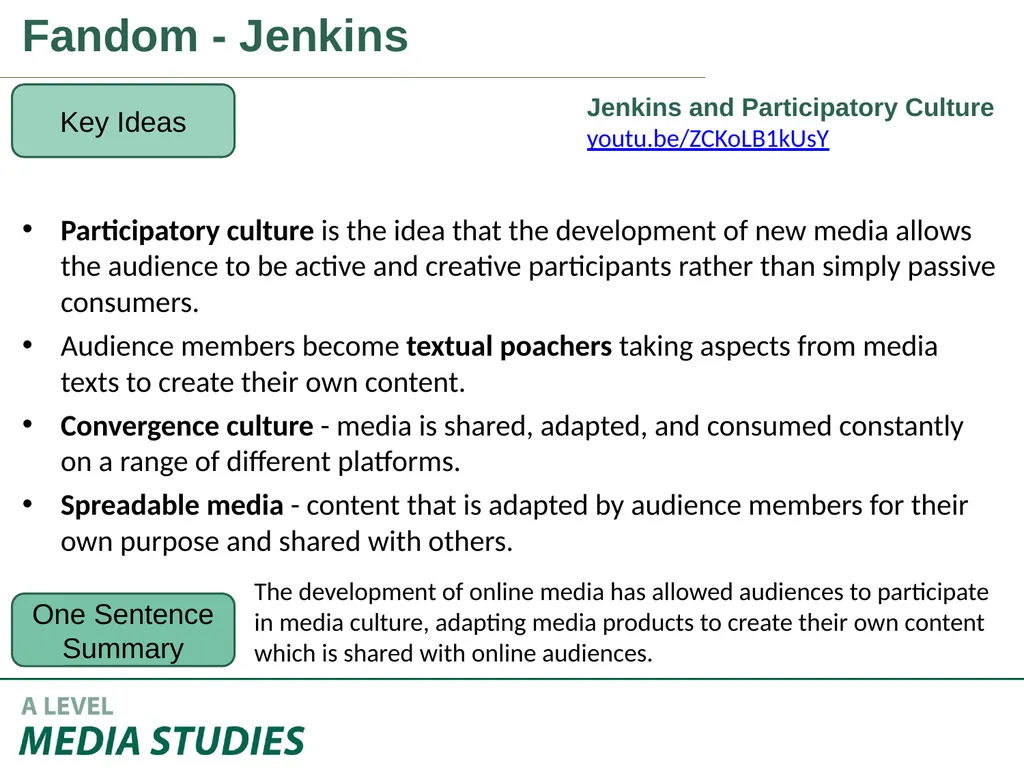 Applying Academic Ideas to Long Form Television - slide 42 of 46